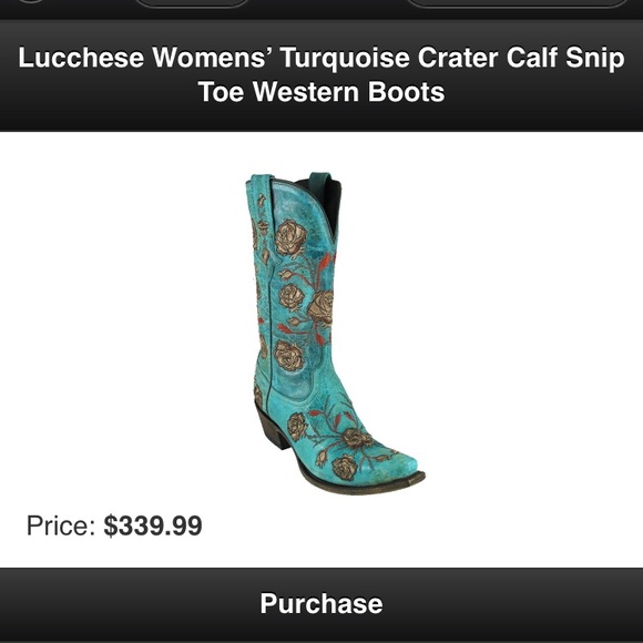 lucchese turquoise boots